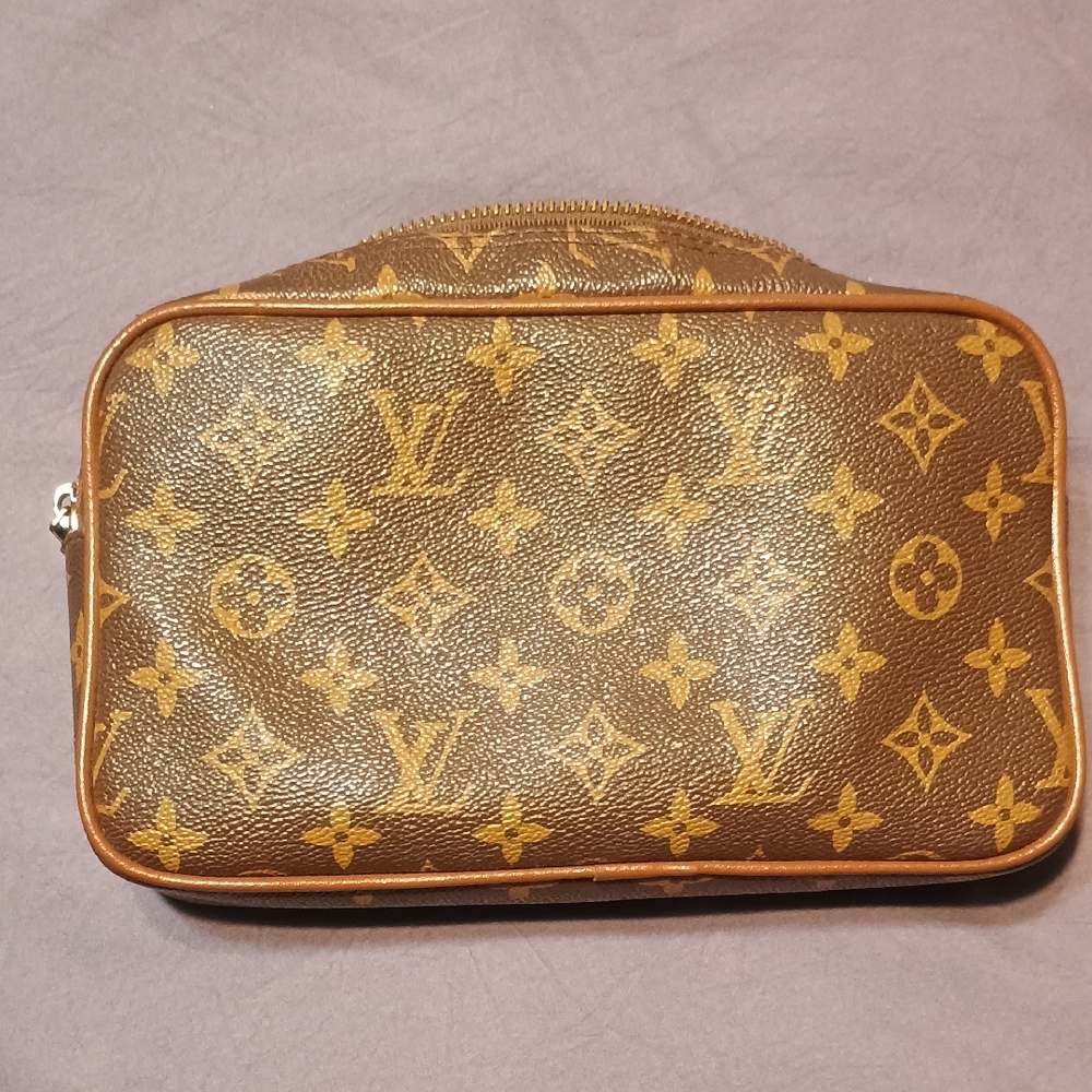 Louis Vuitton Monogram Brown Toiletry Bag